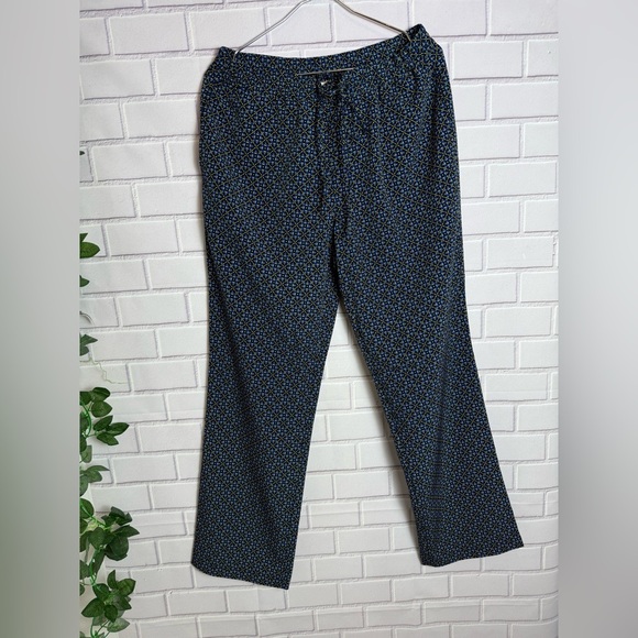 TALBOTS Navy Blue pants with Elastic Waist and Tapered Fit/size 8 - Picture 3 of 14